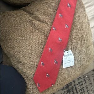 Lands’End Mr.Silk Wool Critters Tie  One Size